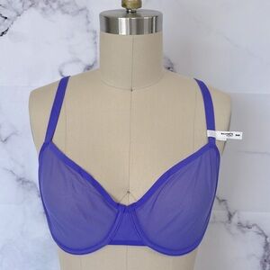 AERIE Balconette Bra Underwire Purple 36D